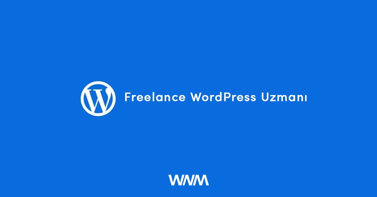 Freelance WordPress Uzmanı 1 freelance wordpress uzmani