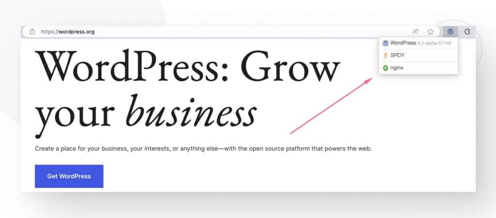 Bir web sitesinin WordPress ile yapıldığını nasıl anlarız? 14 how to know if a site is made with wordpress 13 1024x451 1