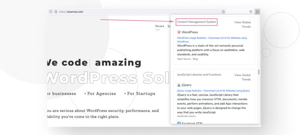 Bir web sitesinin WordPress ile yapıldığını nasıl anlarız? 16 how to know if a site is made with wordpress 15 1024x451 1