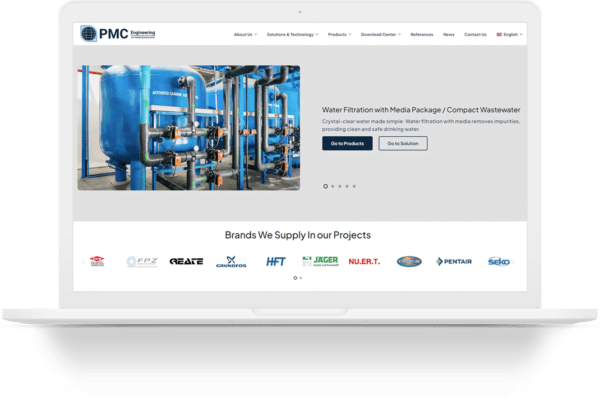 pmc engineering wordpress web sitesi tasarimi