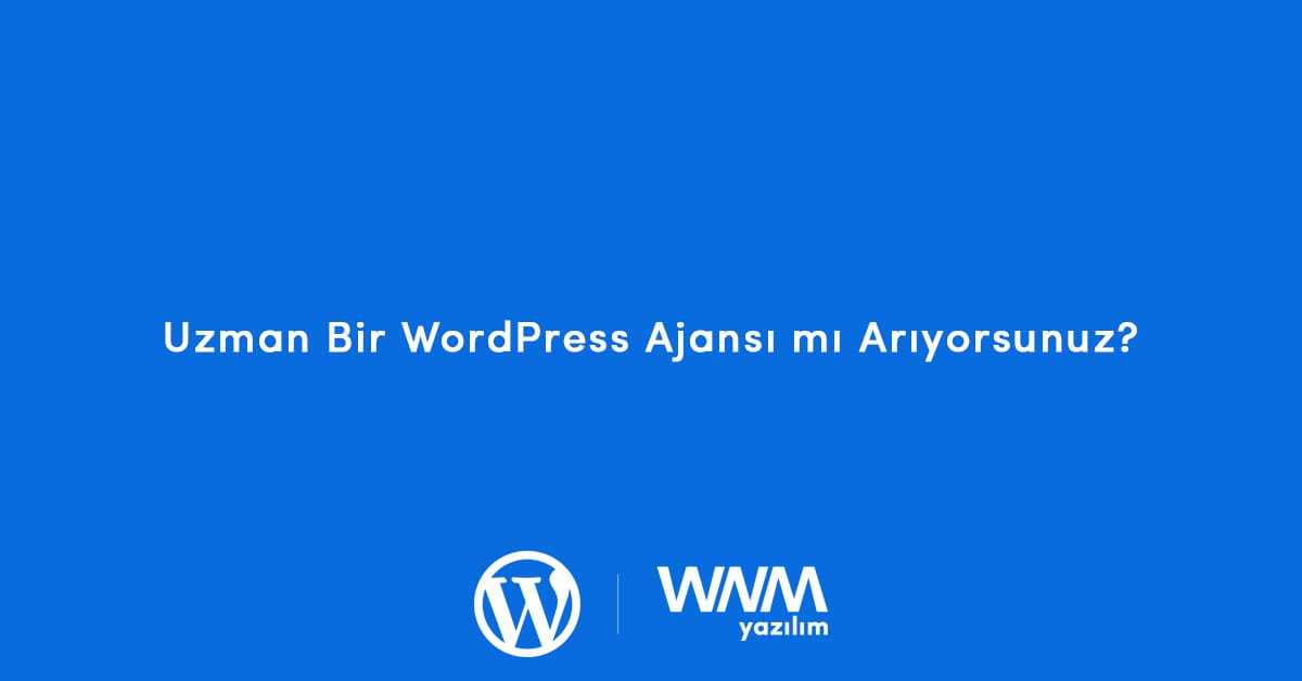 Uzman Bir WordPress Ajansı mı Arıyorsunuz? 5 Uzman Bir WordPress Ajansı mı Arıyorsunuz?